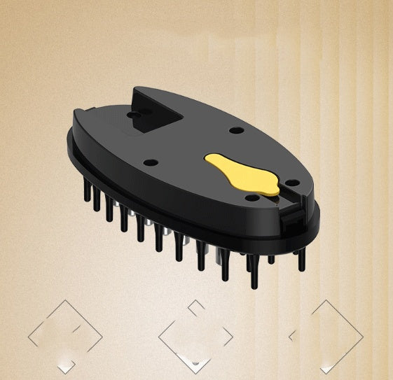 Electric liquid guiding massage comb