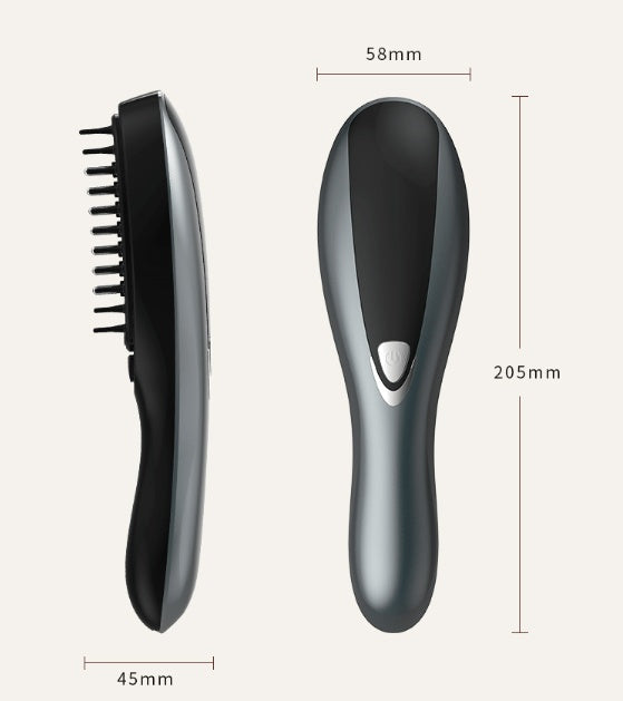 Electric liquid guiding massage comb
