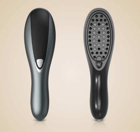 Electric liquid guiding massage comb