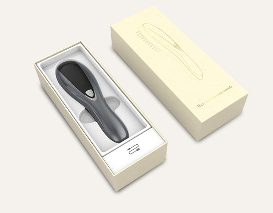 Electric liquid guiding massage comb