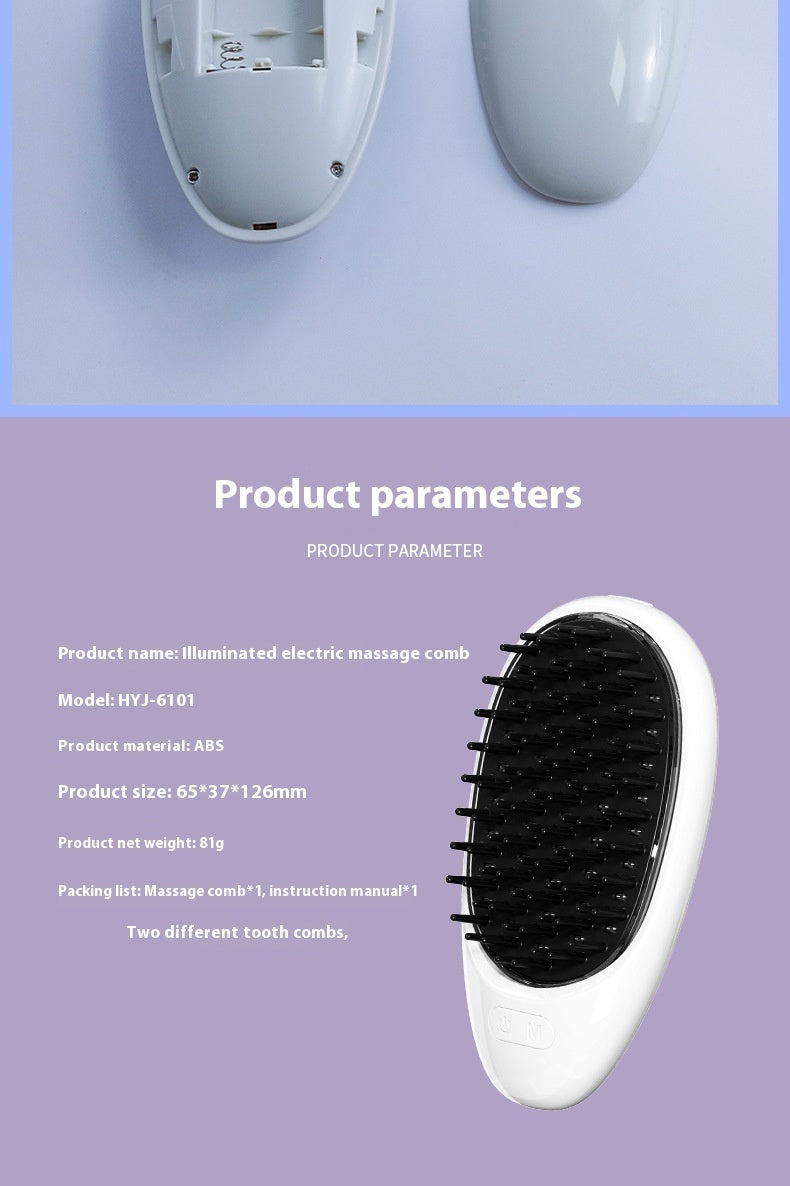 Electric Massage Comb Household Head