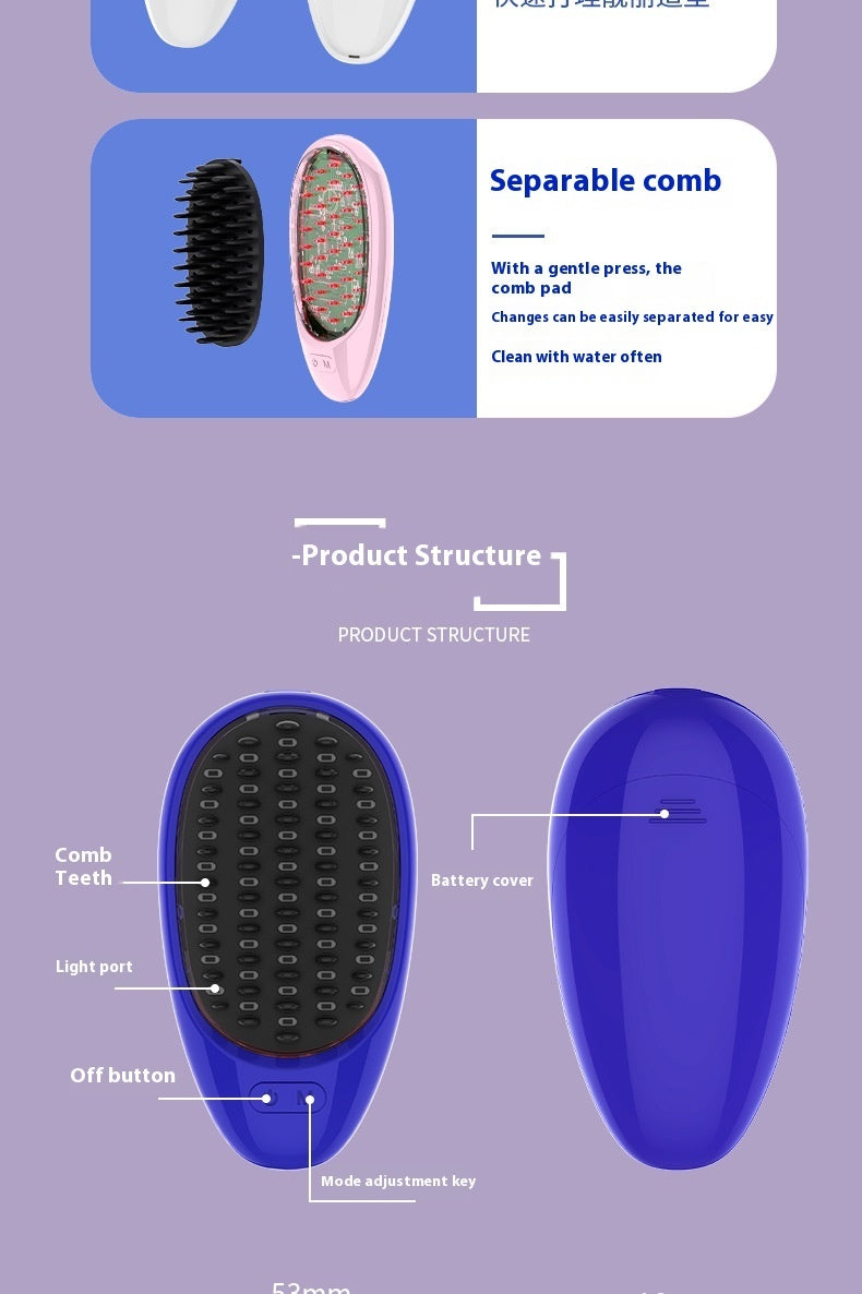 Electric Massage Comb Household Head